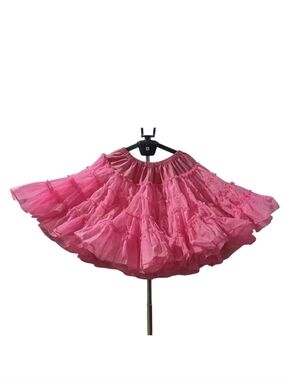 Square Dancing Petticoat Hot Pink Very Full Size Small/Medium